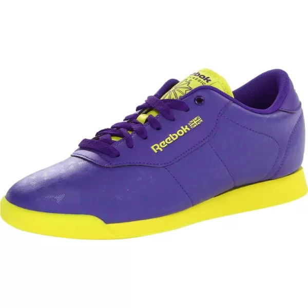 imageReebok Womens Princess Sneaker  Ultra VioletSolar Green