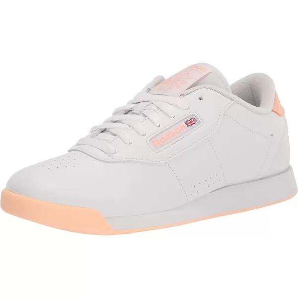 imageReebok Womens Princess Sneaker in Aura Orange and White