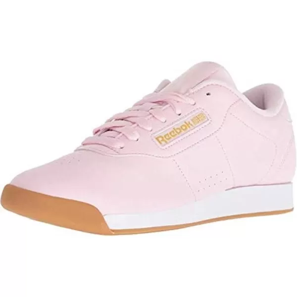 imageReebok Womens Princess Sneaker in Pink White and Gold Met