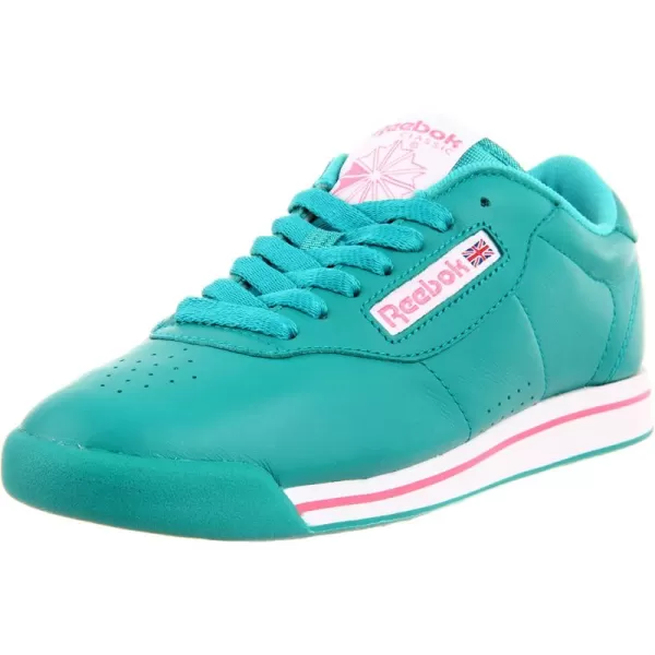 imageReebok Womens Princess Sneaker in Teal and White