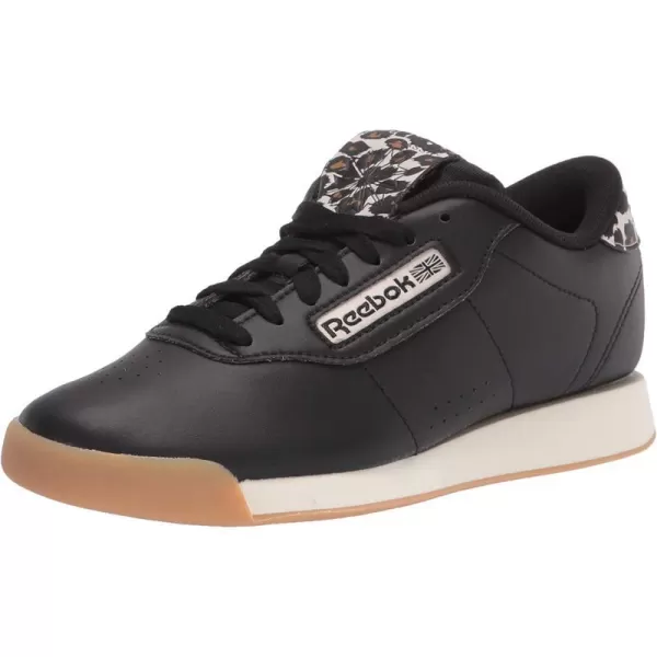 imageReebok Womens Princess SneakerCore BlackChalkReebok Rubber Gum01