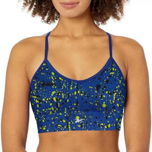 imageReebok Womens TriBack Sports Bra Bright CobaltPrint