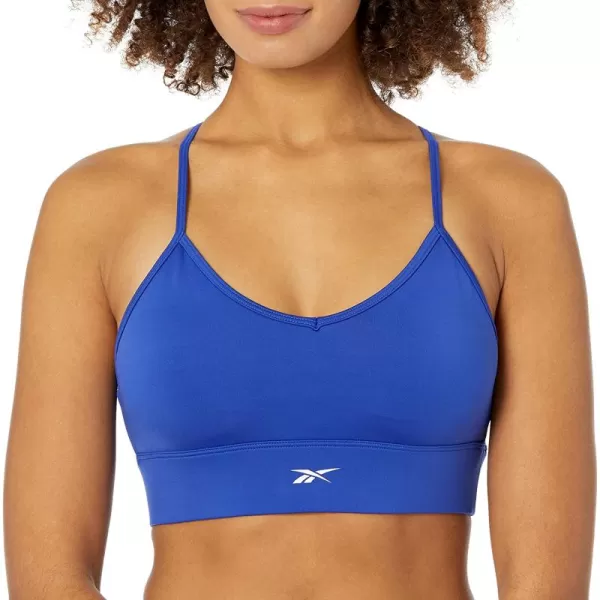 imageReebok Womens TriBack Sports Bra Light Support  Bright Cobalt