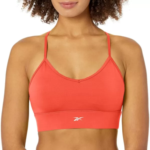 imageReebok Womens TriBack Sports Bra Light Support  Dynamic Red