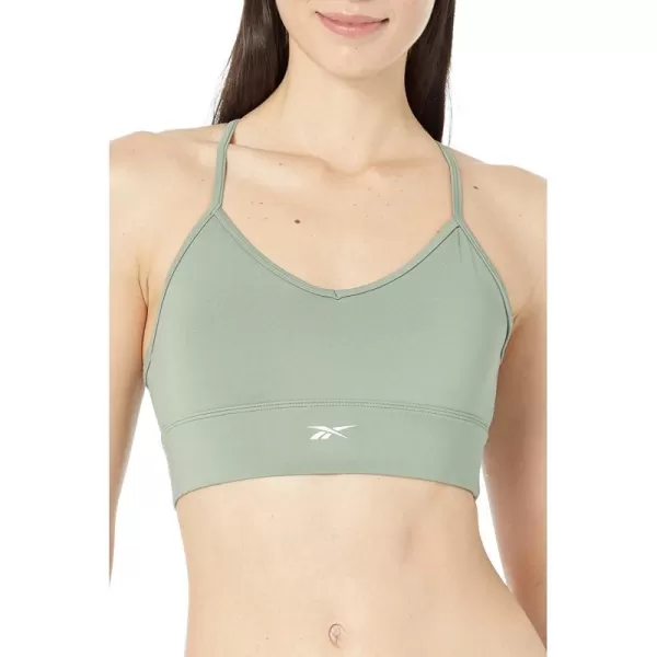 imageReebok Womens TriBack Sports Bra Light Support  Harmony Green