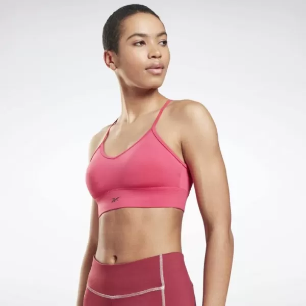 imageReebok Womens TriBack Sports Bra Light Support  Pursuit Pink
