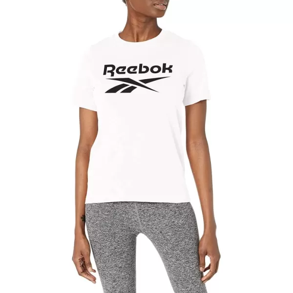 imageReebok Womens White Tee with Black Logo