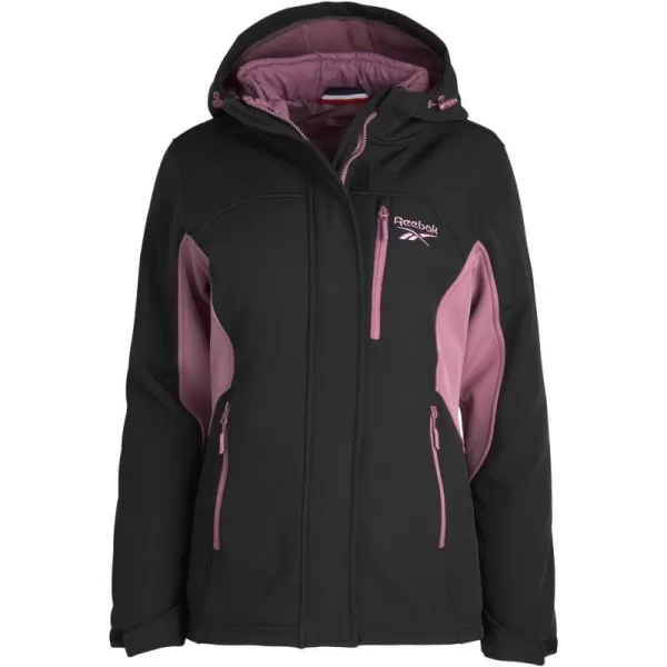 imageReebok Womens Winter Coat  System Jacket Removable Waterproof Shell  Heavyweight Windbreaker Ski Jacket for Women SXLBlack