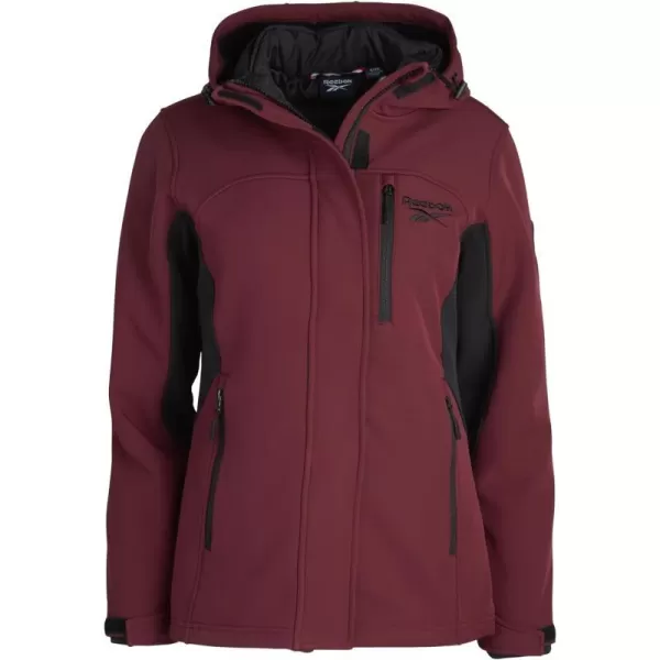 imageReebok Womens Winter Coat  System Jacket Removable Waterproof Shell  Heavyweight Windbreaker Ski Jacket for Women SXLClassic Maroon