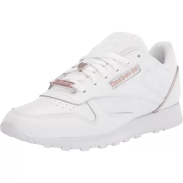 imageReebok womens Classic LeathersWhiteQuartz Metallic