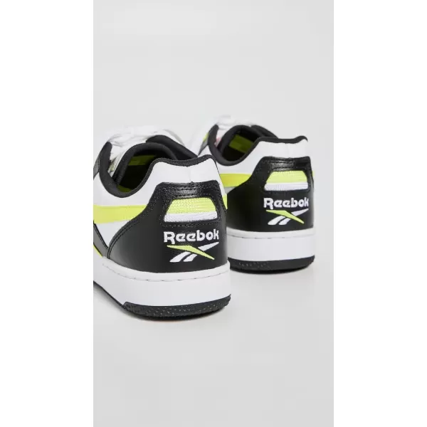 imageReebok Unisex Adult BB 4000 II Basketball ShoeBlackSolar Acid YellowWhite