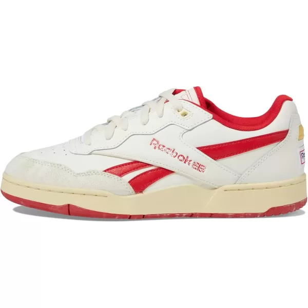 imageReebok Unisex Adult BB 4000 II Basketball ShoeChalkWeathered WhiteVector Red