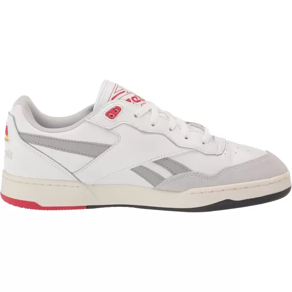 imageReebok Unisex Adult BB 4000 II Basketball ShoeFtwr WhitePure GreyVector Red