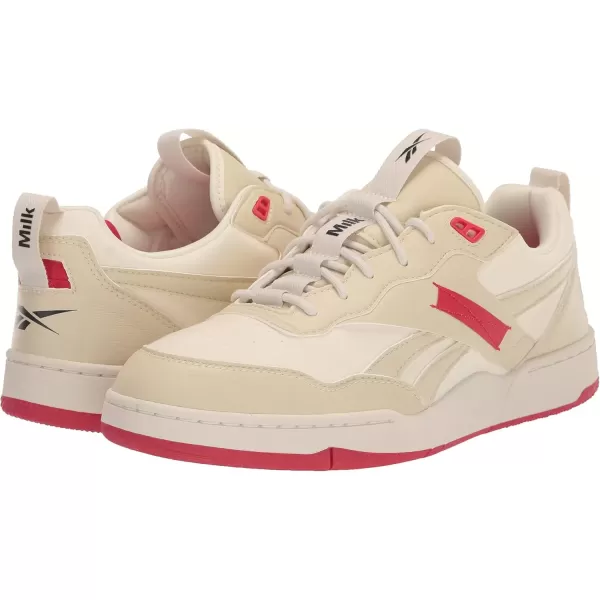 imageReebok Unisex Adult BB 4000 II Basketball ShoeVeganVintage ChalkBlackVector Red