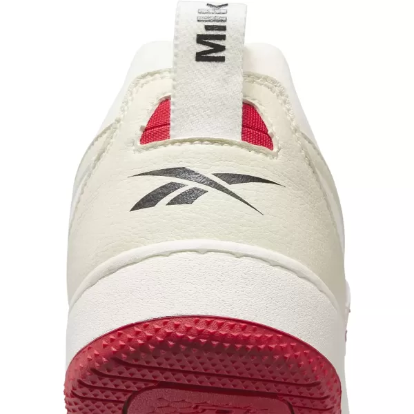 imageReebok Unisex Adult BB 4000 II Basketball ShoeVeganVintage ChalkBlackVector Red