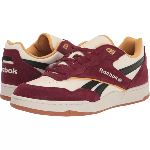 imageReebok Unisex Adult BB 4000 II Basketball ShoeVintage ChalkClassic BurgundyBlack