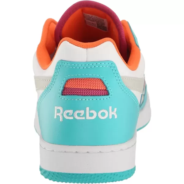 imageReebok Unisex Adult BB 4000 II Basketball ShoeWhiteClassic TealFiery Orange