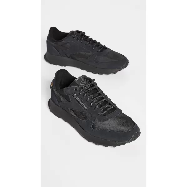 imageReebok Unisex Adult Classic LeatherBlackCharcoal Grey