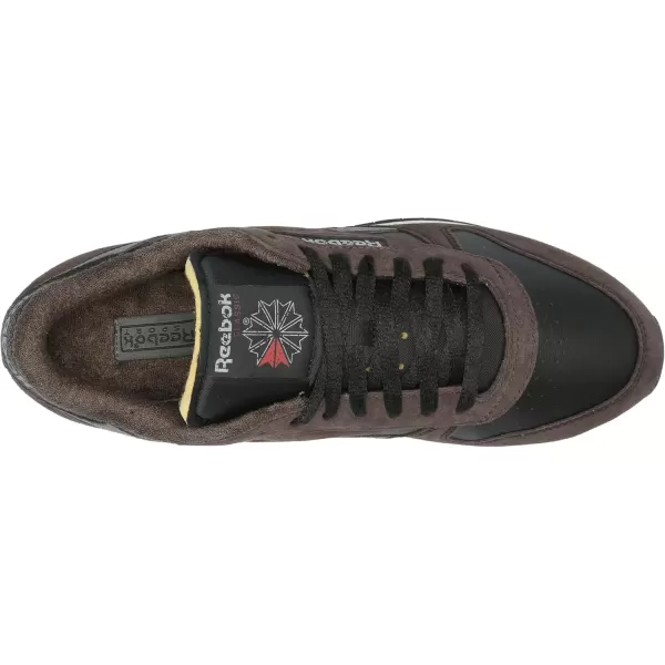 imageReebok Unisex Adult Classic LeatherBlackDark MatterGrey 5