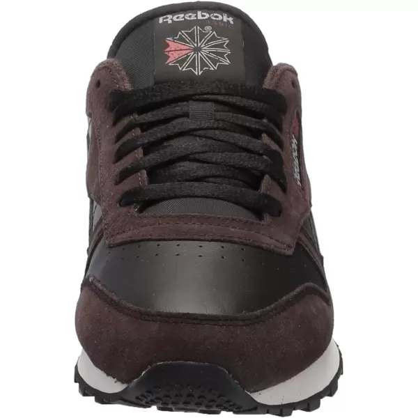imageReebok Unisex Adult Classic LeatherBlackDark MatterGrey 5