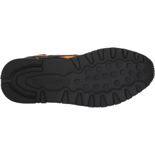 imageReebok Unisex Adult Classic LeatherBlackShocking OrangeElectric Cobalt