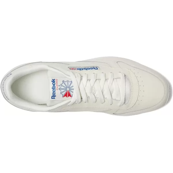 imageReebok Unisex Adult Classic LeatherChalkVector BlueVector Red