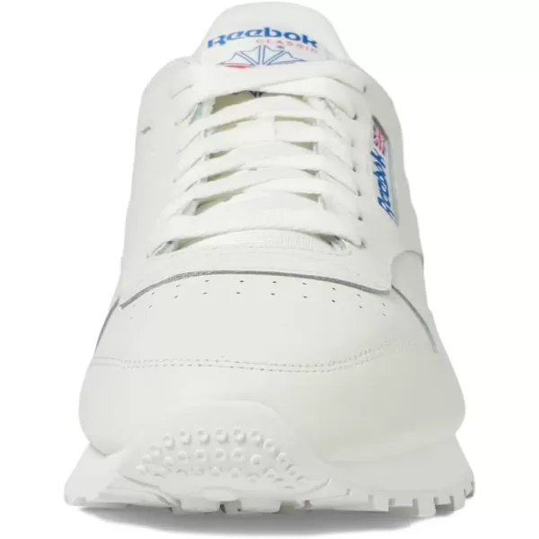 imageReebok Unisex Adult Classic LeatherChalkVector BlueVector Red