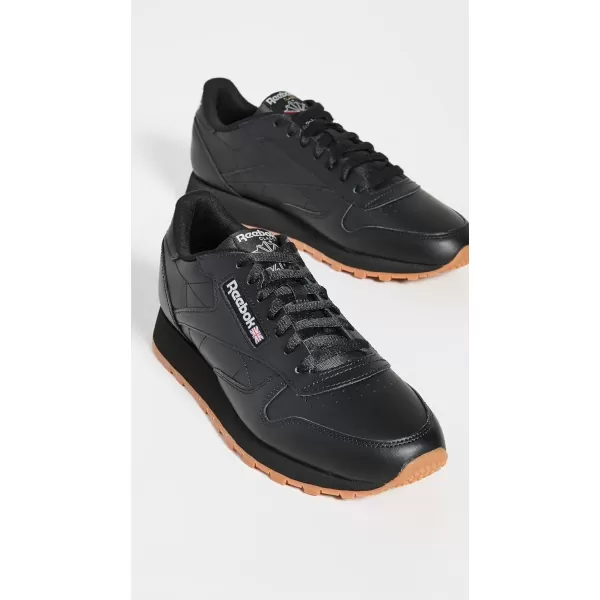 imageReebok Unisex Adult Classic LeatherCore BlackPure Grey 5Reebok Rubber Gum03