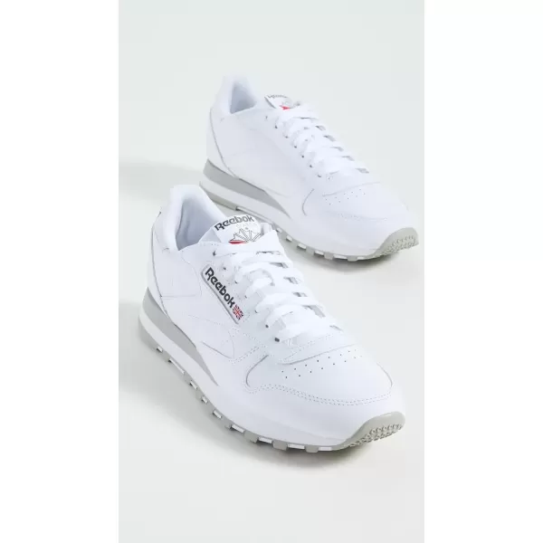 imageReebok Unisex Adult Classic LeatherFtwr WhitePure Grey 3Pure Grey 7