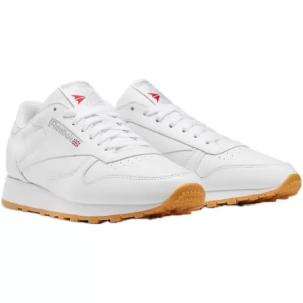 imageReebok Unisex Adult Classic LeatherFtwr WhitePure Grey 3Reebok Rubber Gum03