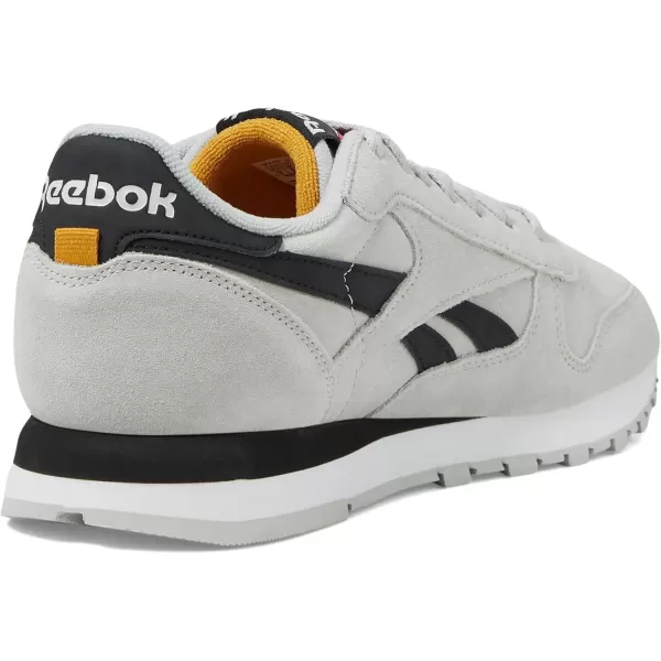 imageReebok Unisex Adult Classic LeatherSteely FogBlackRetro Gold