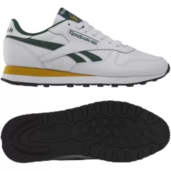 White/Dark Green/Retro Gold