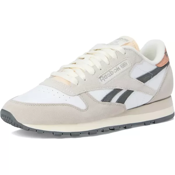 imageReebok Unisex Adult Classic LeatherWhiteMoonstoneGrey 5