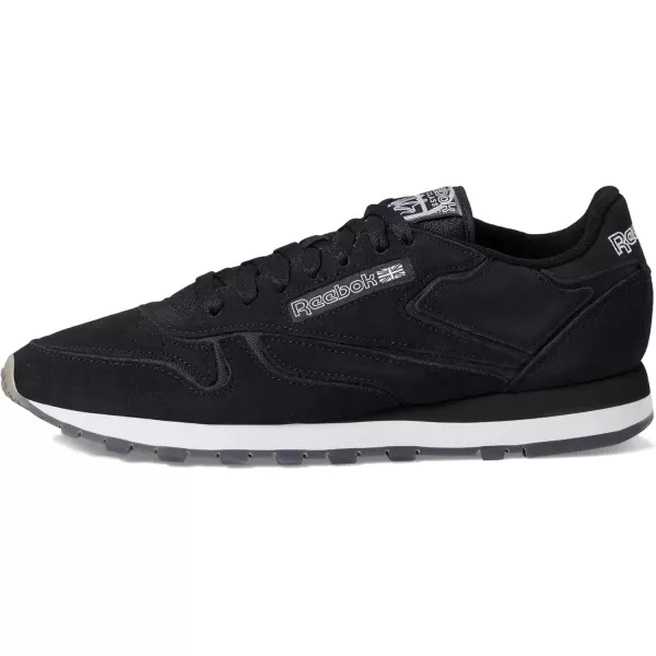 imageReebok Womens Classic Leather SneakerBlackWhite