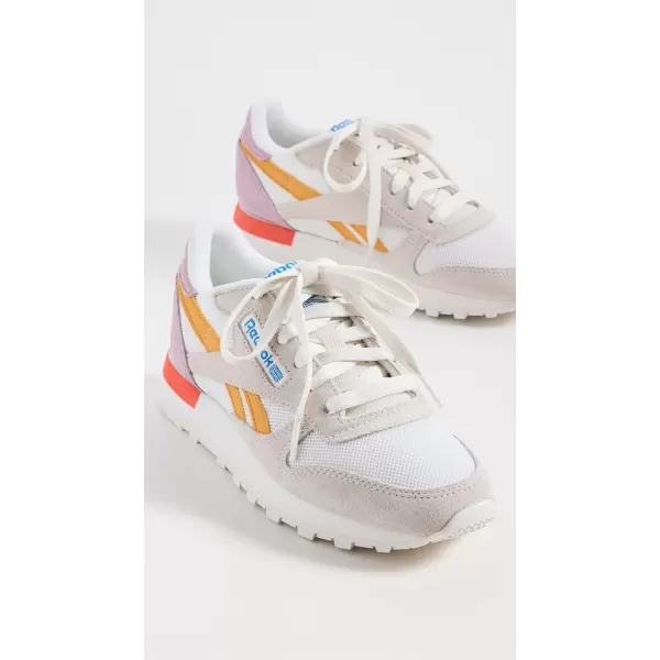 imageReebok Womens Classic Leather SneakerChalkOchreInfused Lilac