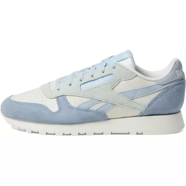 imageReebok Womens Classic Leather SneakerChalkPale BlueVintage Blue