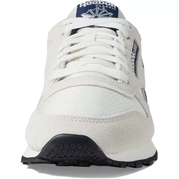 imageReebok Womens Classic Leather SneakerChalkVector NavyBlack