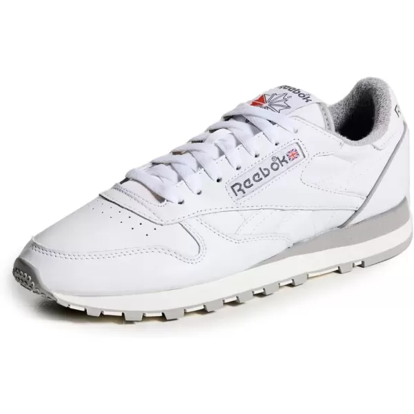 imageReebok Womens Classic Leather SneakerFtwr WhiteChalkMgh Solid Grey