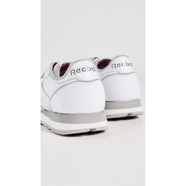 imageReebok Womens Classic Leather SneakerFtwr WhiteChalkMgh Solid Grey