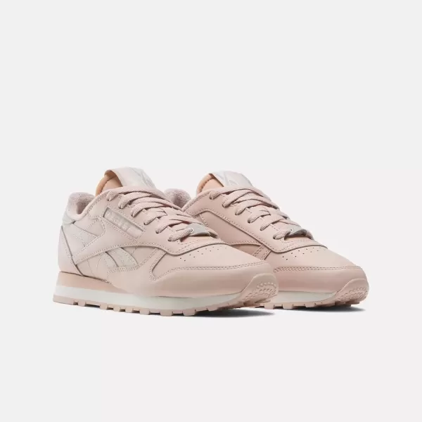imageReebok Womens Classic Leather SneakerPink StuccoBoneAsh