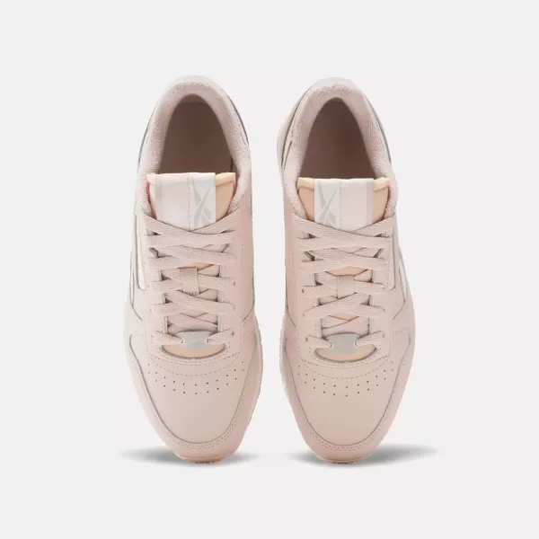 imageReebok Womens Classic Leather SneakerPink StuccoBoneAsh
