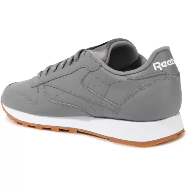 imageReebok Womens Classic Leather SneakerPure Grey 5 Ftwr White Reebok Rubber Gum 03