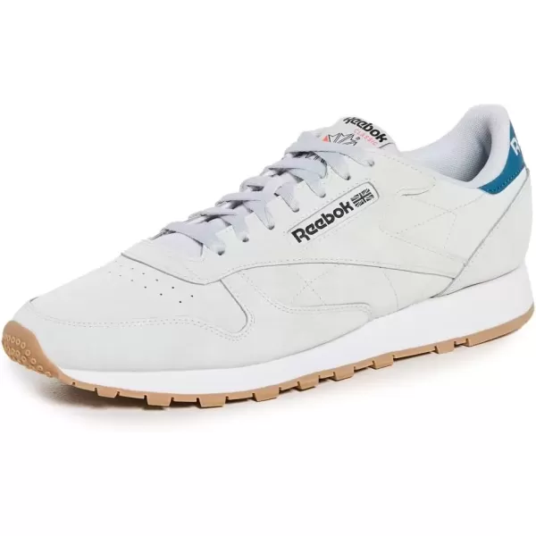 imageReebok Womens Classic Leather SneakerPure GreySteely Blue