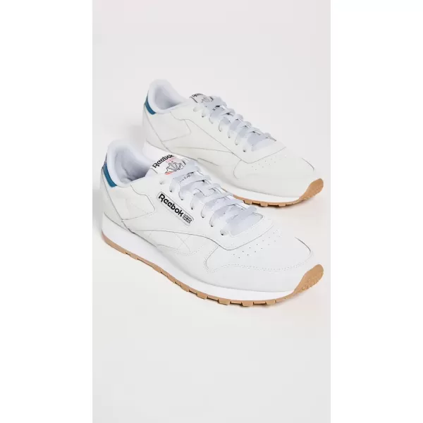 imageReebok Womens Classic Leather SneakerPure GreySteely Blue