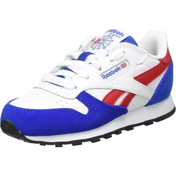 imageReebok Womens Classic Leather SneakerVector Blue Ftwr White Vector Red