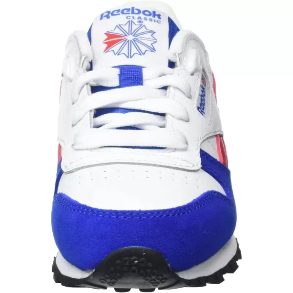 imageReebok Womens Classic Leather SneakerVector Blue Ftwr White Vector Red