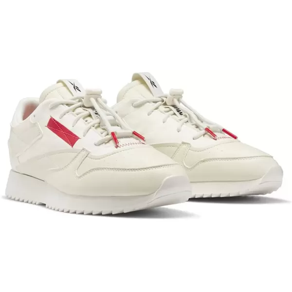 imageReebok Womens Classic Leather SneakerVeganVintage ChalkWhiteBlack