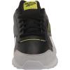 imageReebok Unisex Adult Glide SneakerBlackPure GreyAcid Yellow