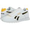 imageReebok Unisex Adult Glide SneakerWhiteBlackYellow