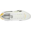 imageReebok Unisex Adult Glide SneakerWhiteBlackYellow